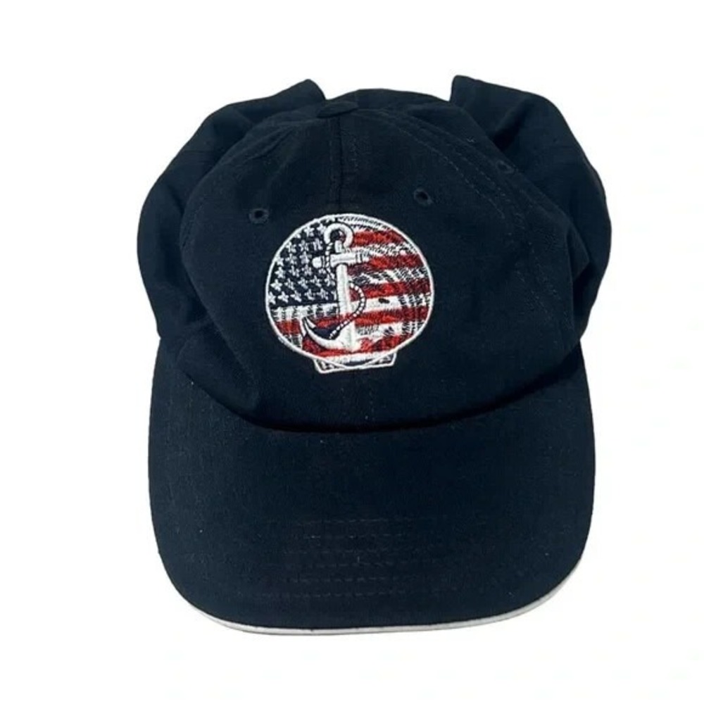 Scallop Life Navy Blue Nautical Hat Baseball Cap